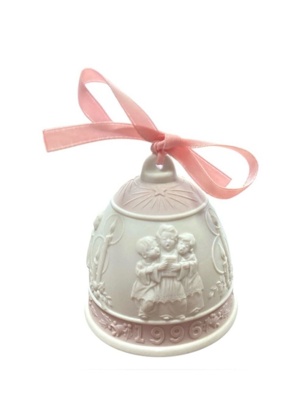 Lladro‎ 1996 Christmas Bell Ornament #16297 Carolers Porcelain w/ Box